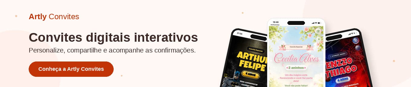 Convites digitais interativos
