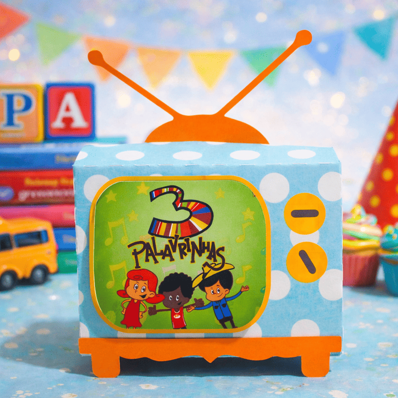 Miniatura 7 de Kit Festa 3 Palavrinhas Completo | Arquivos Silhouette + PDF Personalizados