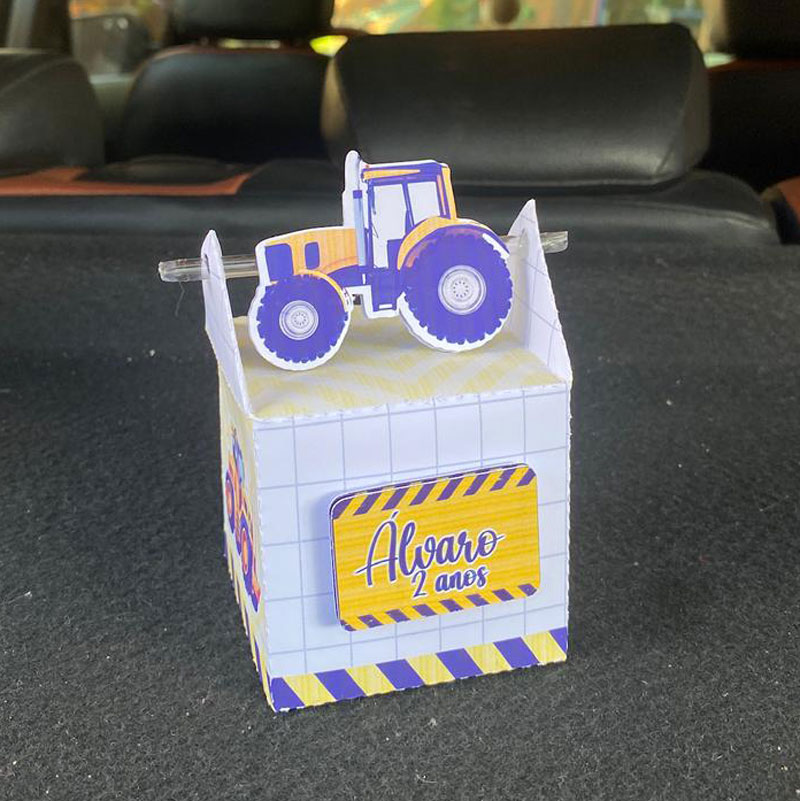 Miniatura 7 de Kit Festa Trator Completo | Arquivos Silhouette + PDF + Fontes