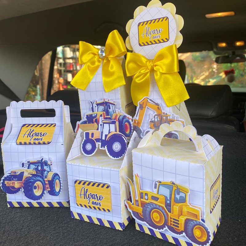 Miniatura 5 de Kit Festa Trator Completo | Arquivos Silhouette + PDF + Fontes