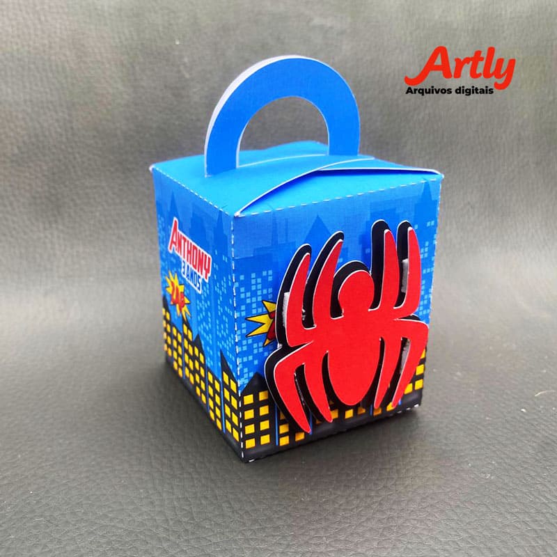 Miniatura 3 de Kit Festa Personalizado Homem-Aranha | PDF + Studio Silhouette