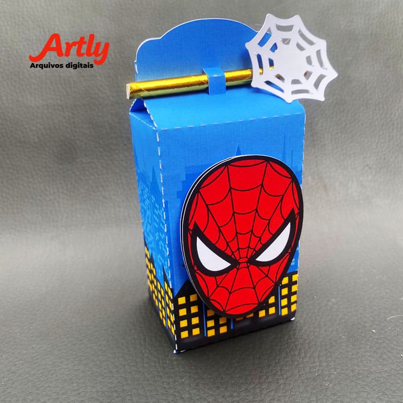 Miniatura 4 de Kit Festa Personalizado Homem-Aranha | PDF + Studio Silhouette