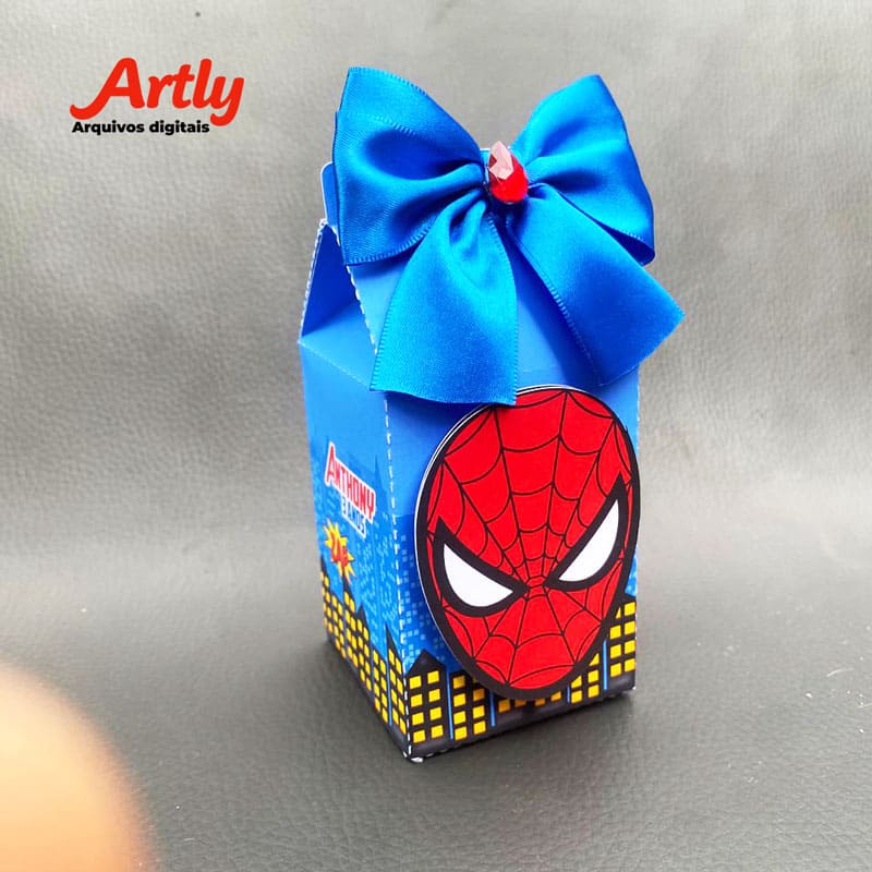 Miniatura 5 de Kit Festa Personalizado Homem-Aranha | PDF + Studio Silhouette