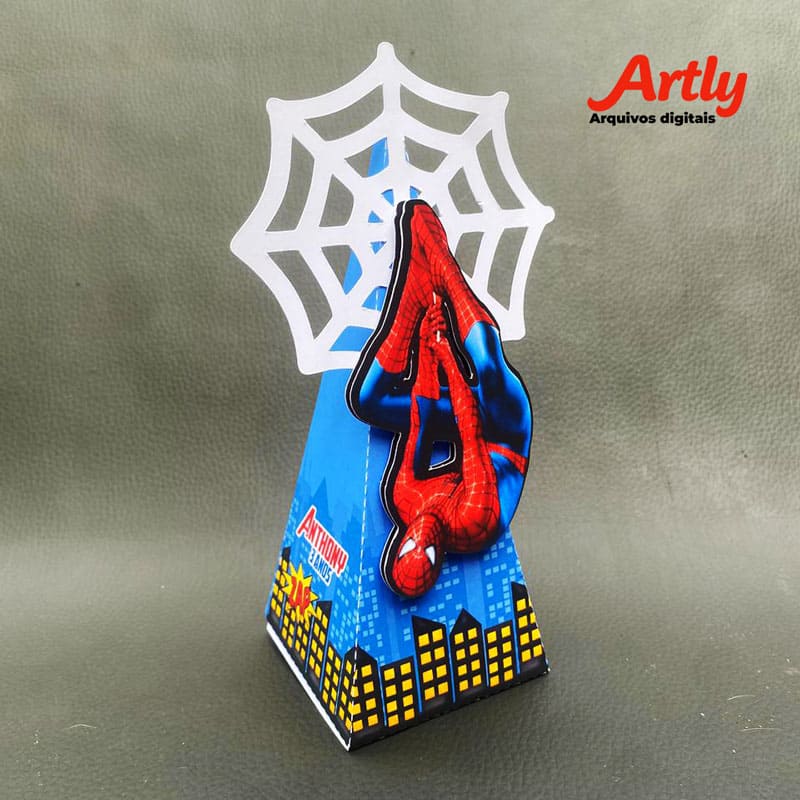 Miniatura 6 de Kit Festa Personalizado Homem-Aranha | PDF + Studio Silhouette