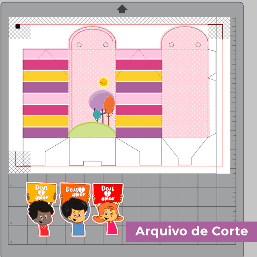 Miniatura 3 de Kit Festa 3 Palavrinhas Feminino | Arquivos Silhouette + PDF Personalizados