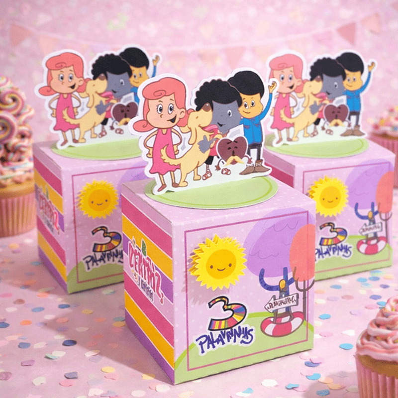 Miniatura 5 de Kit Festa 3 Palavrinhas Feminino | Arquivos Silhouette + PDF Personalizados