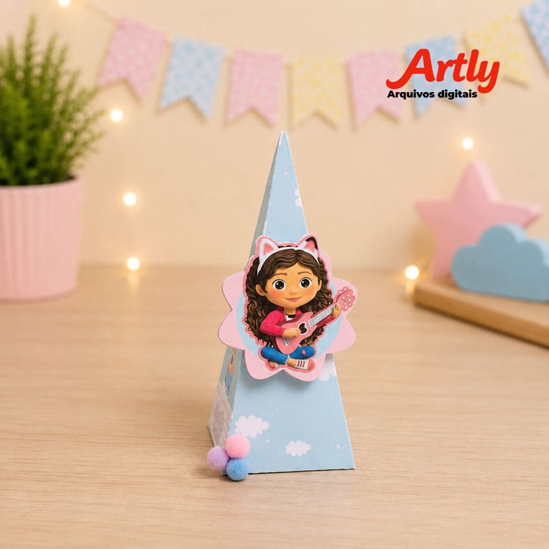 Miniatura 6 de Kit Festa Personalizado Casa Mágica de Gaby para Imprimir | Arquivos PDF e Studio