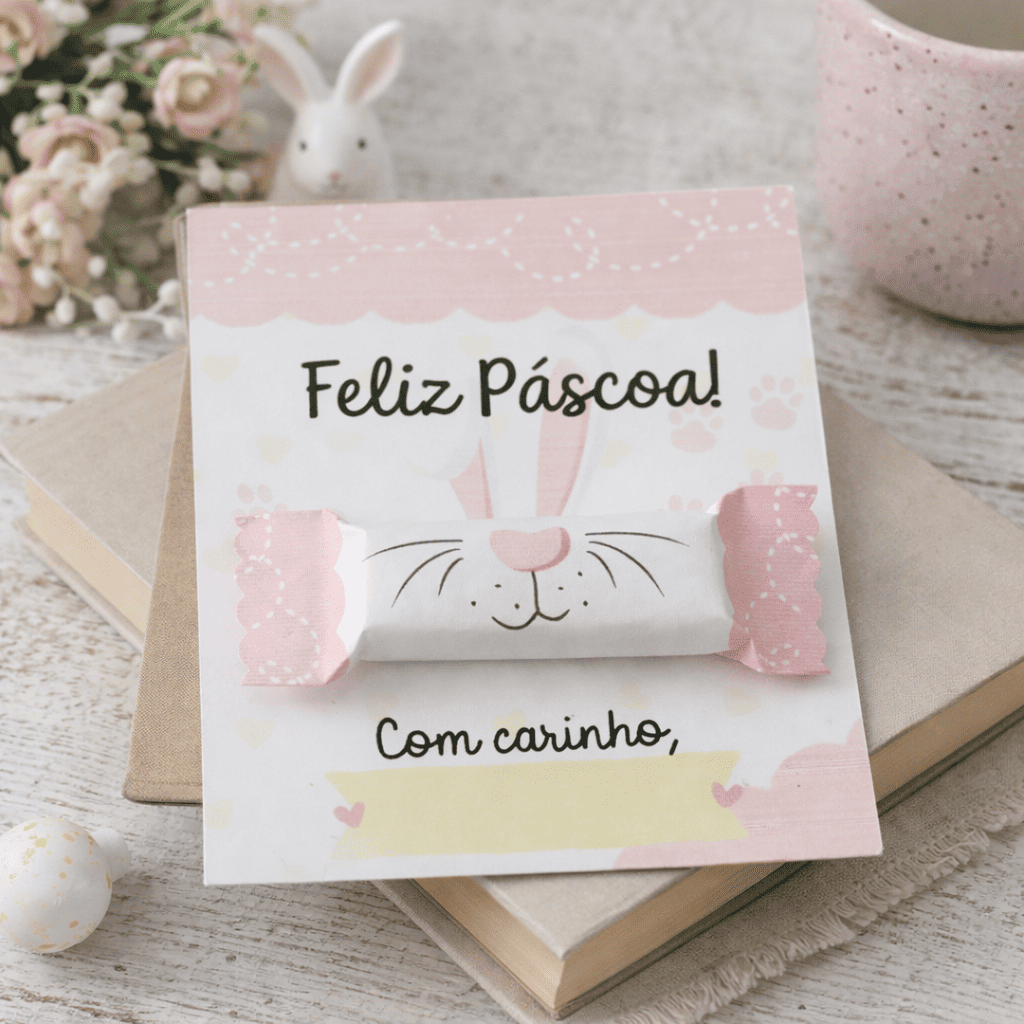 Miniatura 5 de Kit Card Bis Páscoa | Arquivos PNG + PDF + Silhouette + Fotos + Fontes