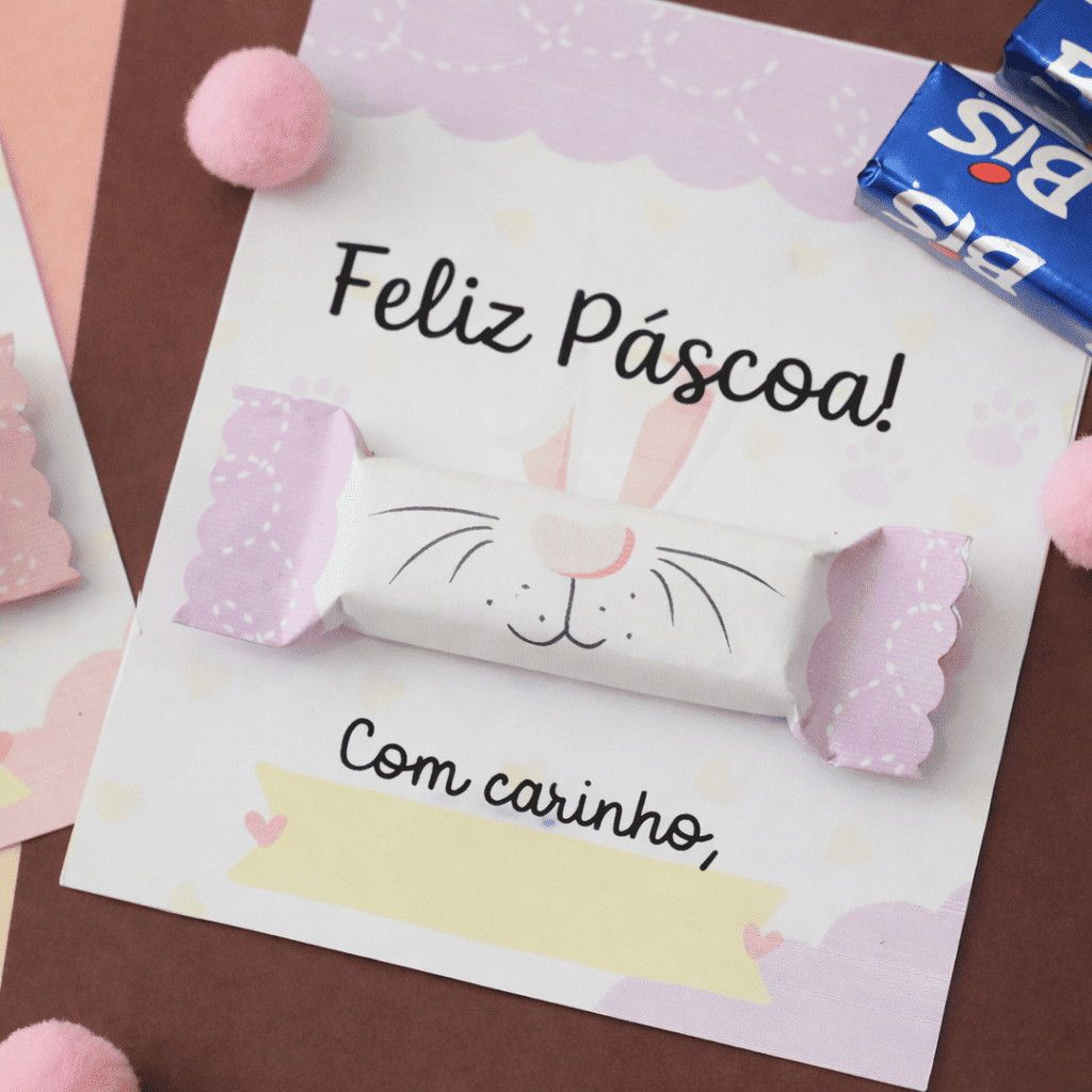 Miniatura 3 de Kit Card Bis Páscoa | Arquivos PNG + PDF + Silhouette + Fotos + Fontes