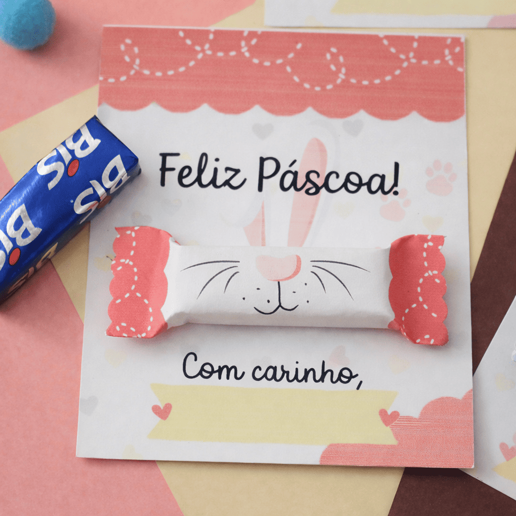 Miniatura 4 de Kit Card Bis Páscoa | Arquivos PNG + PDF + Silhouette + Fotos + Fontes