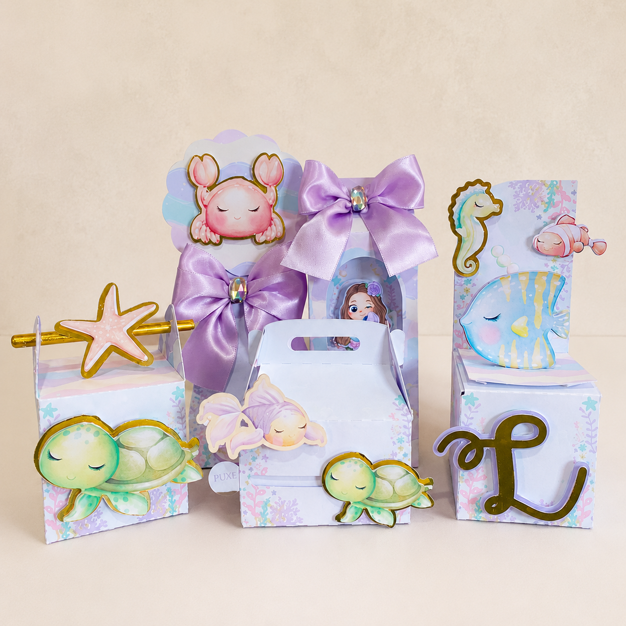 Miniatura 4 de Kit Festa Personalizado Fundo do Mar | PDF + Studio Silhouette