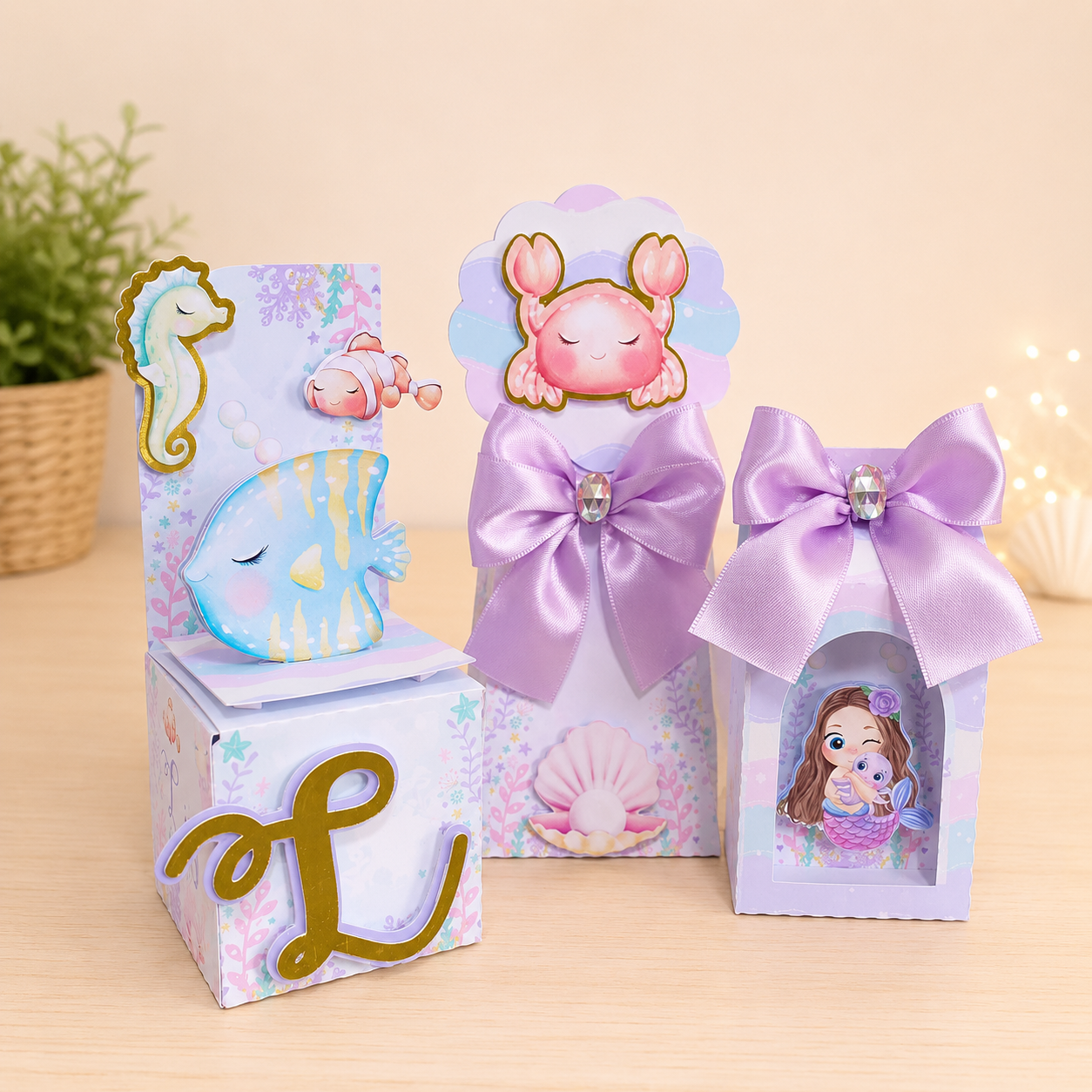 Miniatura 3 de Kit Festa Personalizado Fundo do Mar | PDF + Studio Silhouette