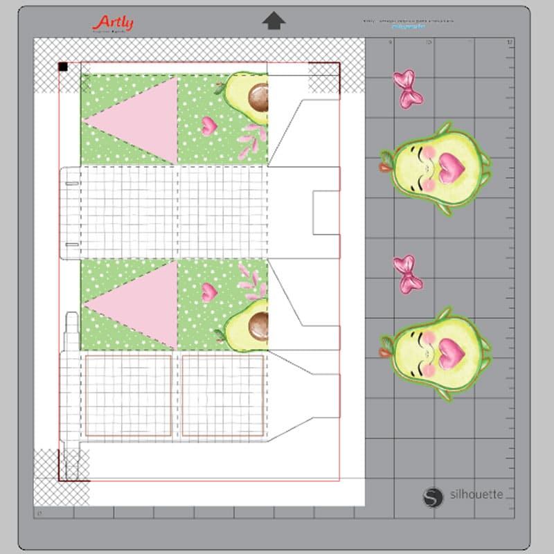 Miniatura 2 de Kit Festa Personalizado Abacate Cute | PDF + Studio Silhouette
