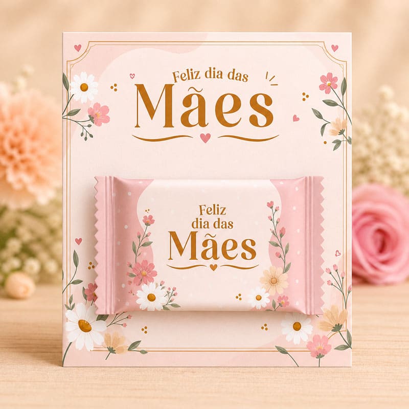 Miniatura 3 de 5 Cartões + 5 Embalagens para Balas Dia das Mães | PNG + PDF + Studio
