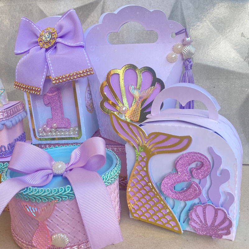 Miniatura 3 de Kit Festa Personalizado Fundo do Mar Extra Luxo | PDF + Studio Silhouette