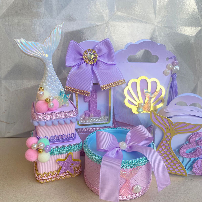 Miniatura 2 de Kit Festa Personalizado Fundo do Mar Extra Luxo | PDF + Studio Silhouette